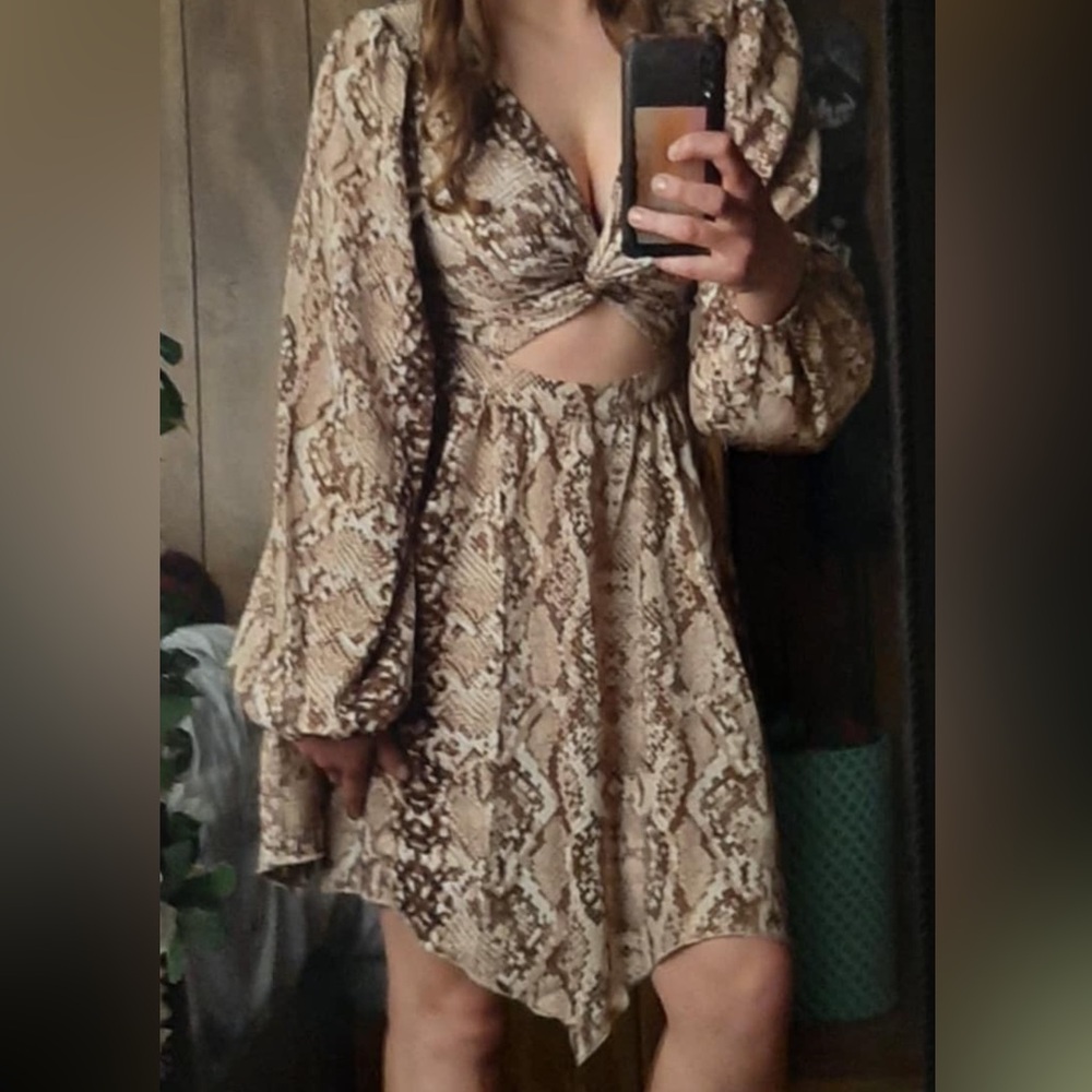 Snakeskin SHEIN Dress